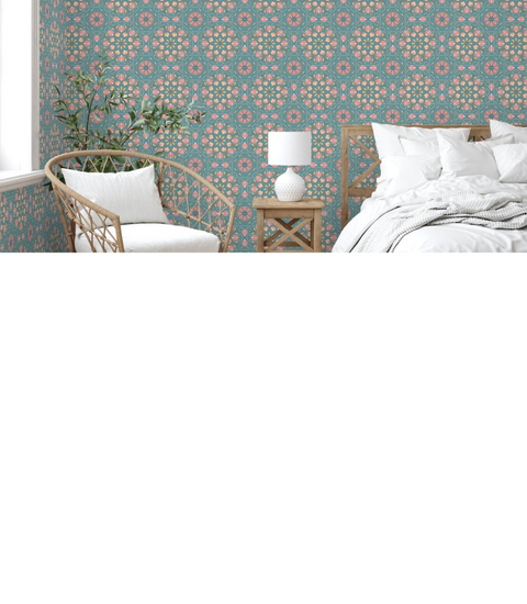 With a delicate, hand-picked motif of rich, ruby pomegranates, this luxurious wallpaper adds a touch of elegance and exclusivity to any room.