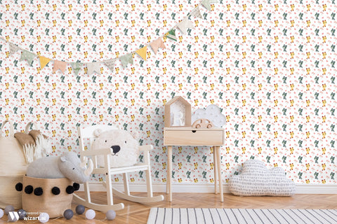 Petal Paws Removable Wallpaper