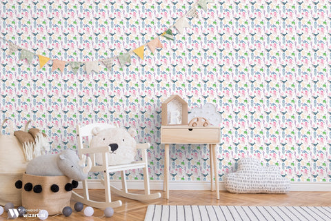 Marine Life Medley Removable Wallpaper
