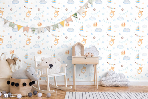 Baby's Toyland Removable Wallpaper