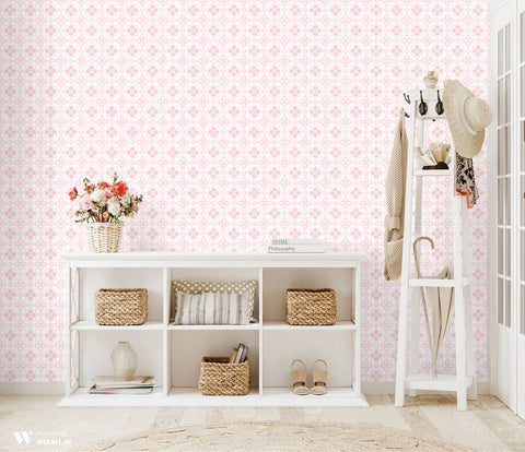 Blush Charm Removable Wallpaper