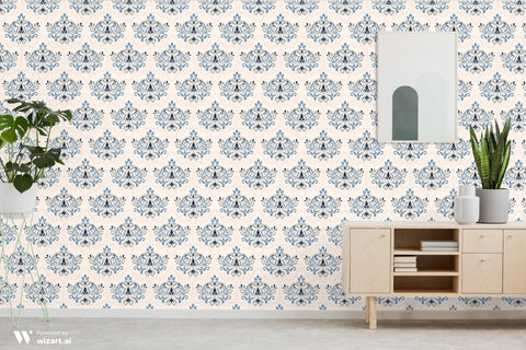 Royal Scroll Removable Wallpaper