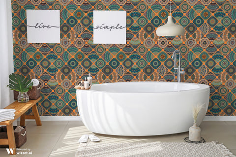 Mandala Windows Removable Wallpaper